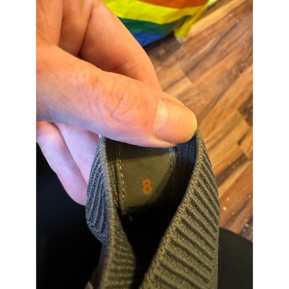 Everlane Green Stretchy Knit Heeled Boots Women's 8 - Picture 2 of 7